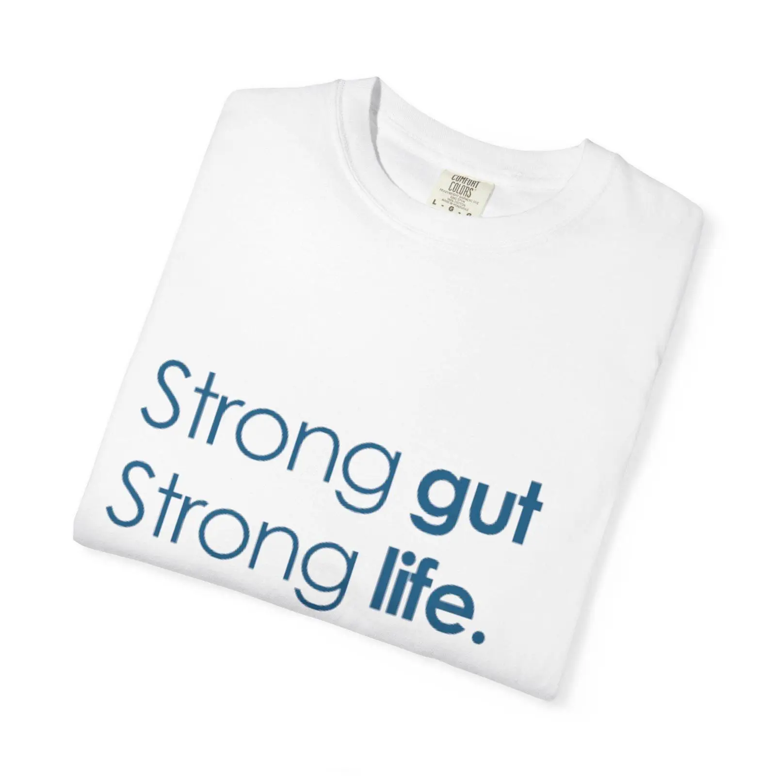 Health Wellness Lifestyle - 強い腸内環境を育てるスローガン Tシャツ 健康 ウェルネス モチベーションを高める ヘルシーライフスタイル
