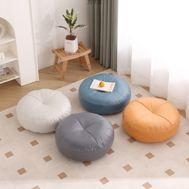 Meditation Cushion Zafu - フロアクッション 厚手の畳マットパッド 丸型ラウンジシートクッション 読書用フロアシート