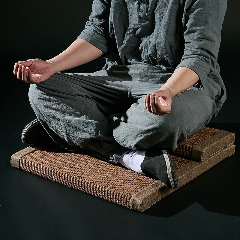 竹製座布団 & ザブトン瞑想クッションセット - ヨガ、禅、 - Meditation Cushion Zafu のレビューと価格
