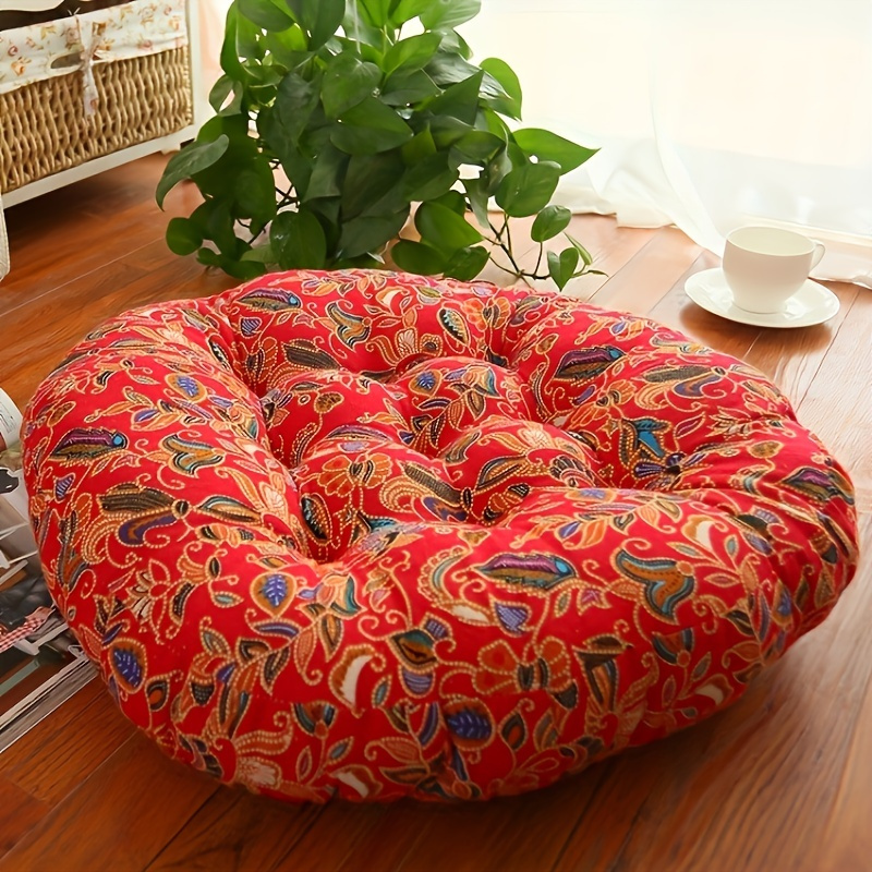 ラウンドフロアクッション枕厚みのある畳ヨガマット瞑想用洗濯機 - Meditation Cushion Zafu のレビューと価格