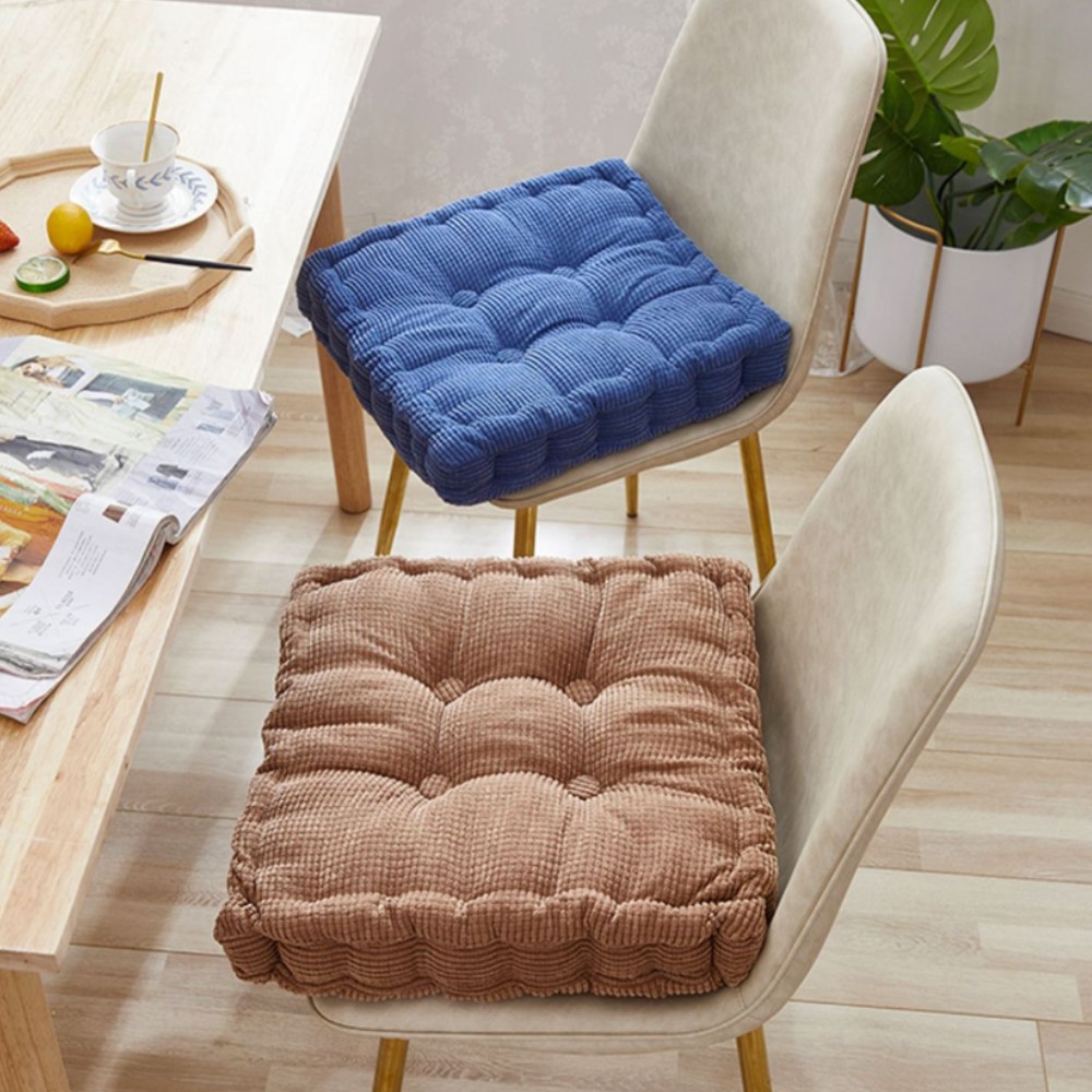 瞑想用フロアスクエアピロー、床座り用、しっかりとしたタフテッ - Meditation Cushion Zafu のレビューと価格