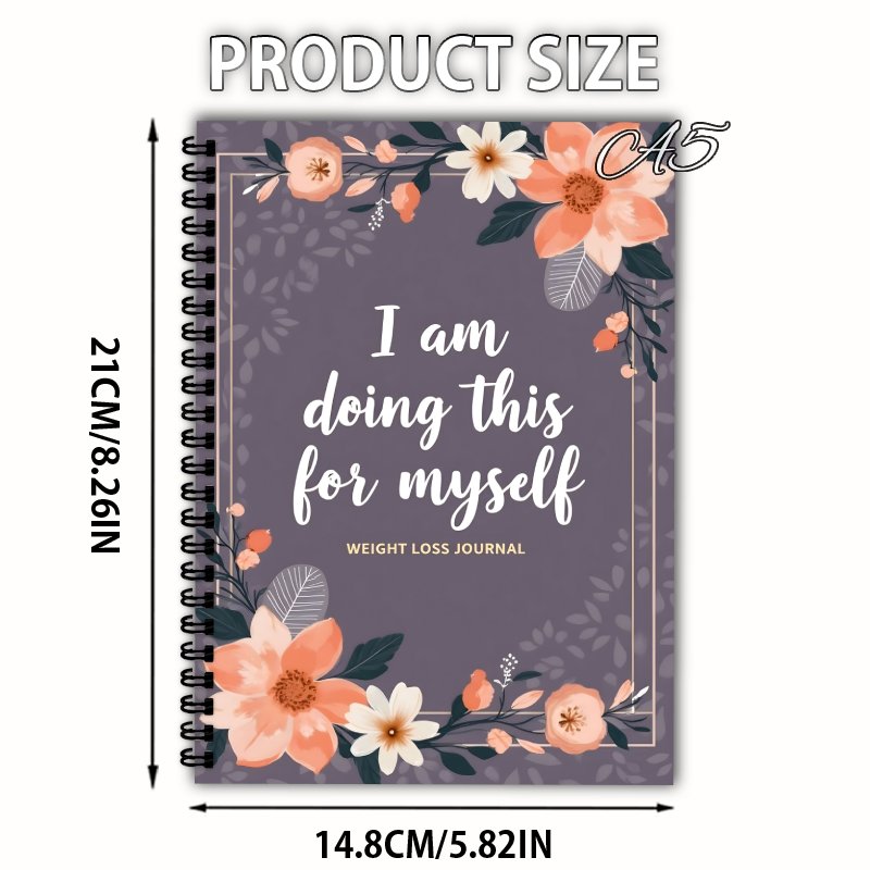 A5サイズの減量日記、毎日の活動記録、運動日記、ダイエット記 - Fitness Journal Planner のレビューと価格