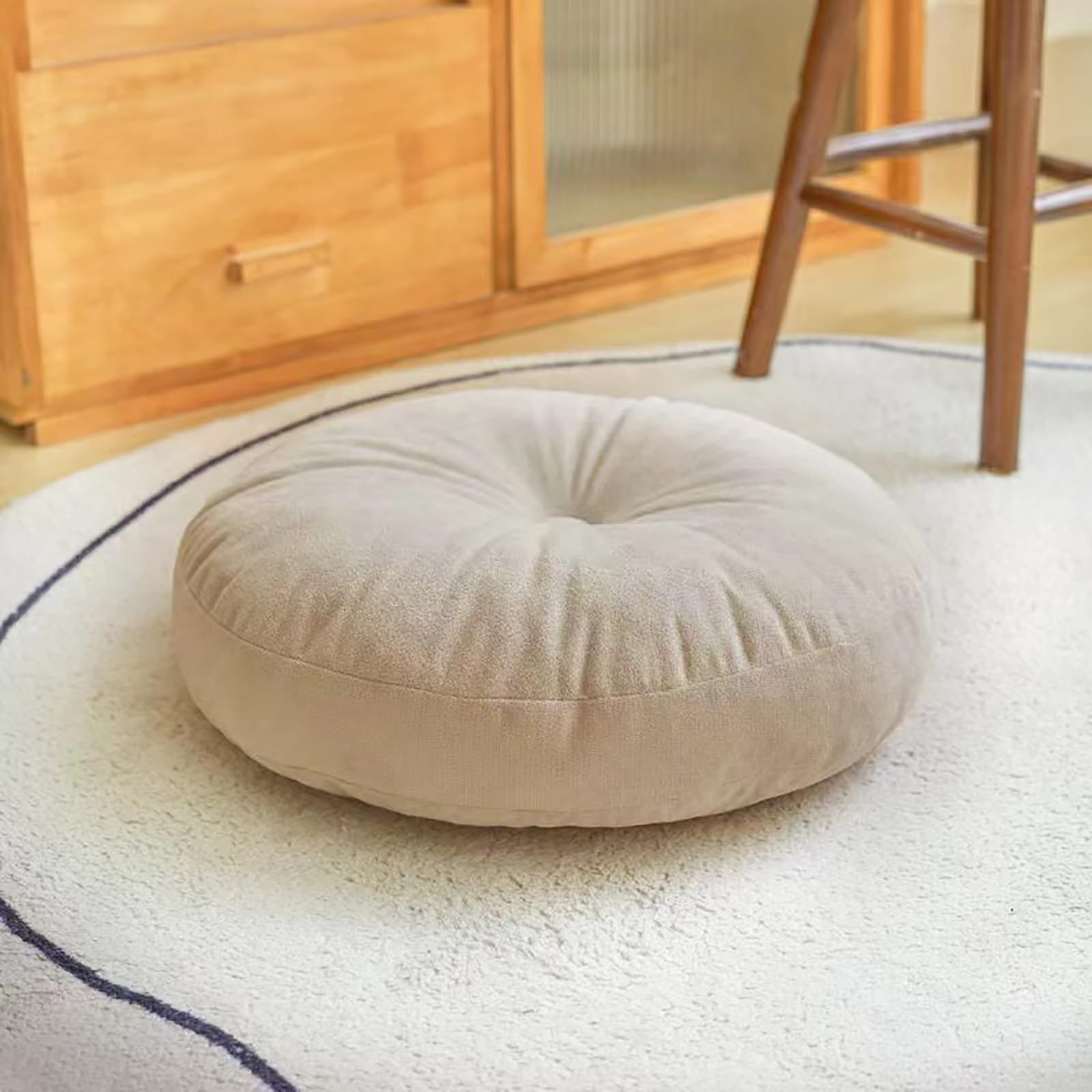厚い丸いクッション、柔らかく快適なフルフィル瞑想ヨガ枕、鮮や - Meditation Cushion Zafu のレビューと価格