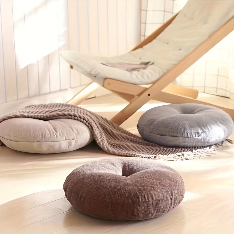厚い丸いクッション、柔らかく快適なフルフィル瞑想ヨガ枕、鮮や - Meditation Cushion Zafu のレビューと価格