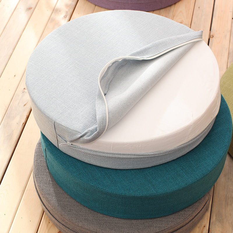 40x6cm リネン畳瞑想クッション 丈夫で耐久性のある丸型 - Meditation Cushion Zafu のレビューと価格