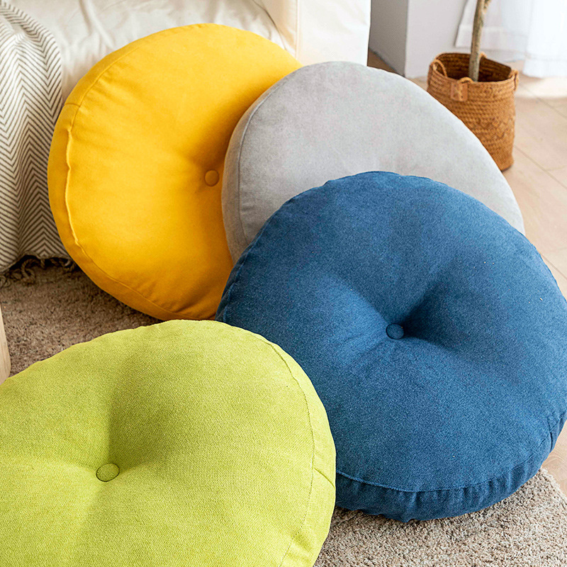 ラウンドとソリッドカラーの瞑想クッション,大型のヨガクッショ - Meditation Cushion Zafu のレビューと価格