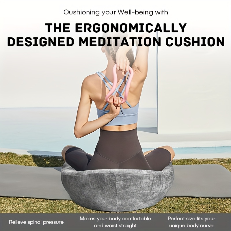 人間工学に基づいたサポートを備えたメモリーフォーム瞑想クッシ - Meditation Cushion Zafu のレビューと価格