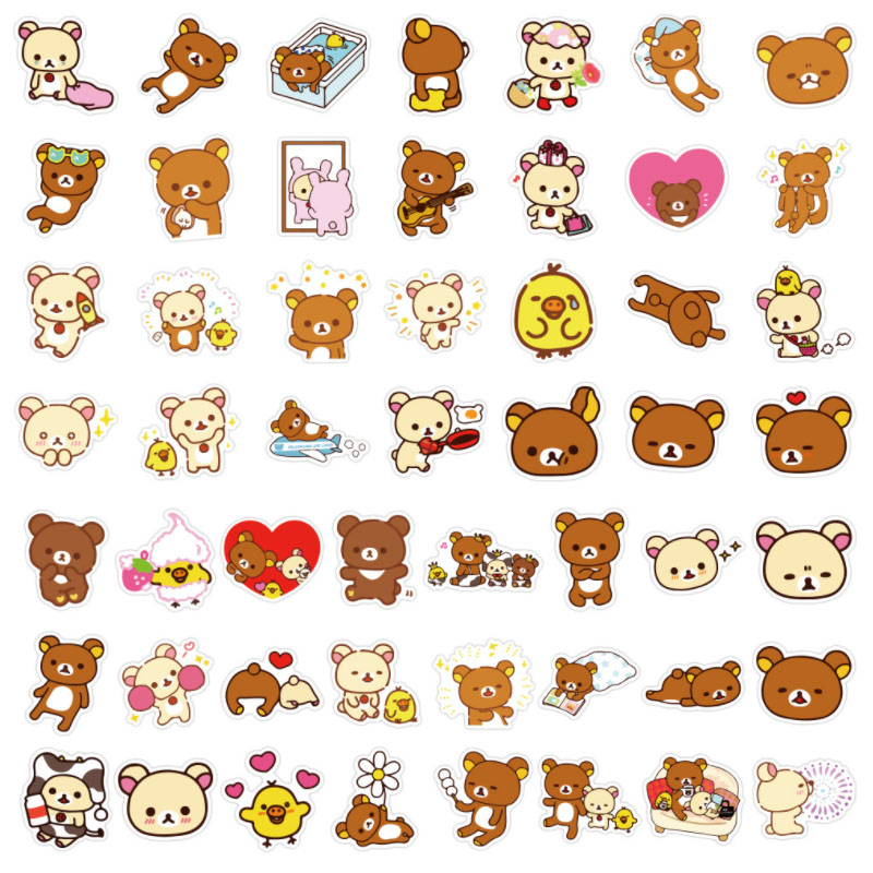 10/30/50/100個新リラックマdiy電話スノーボード - Fitness Journal Planner のレビューと価格
