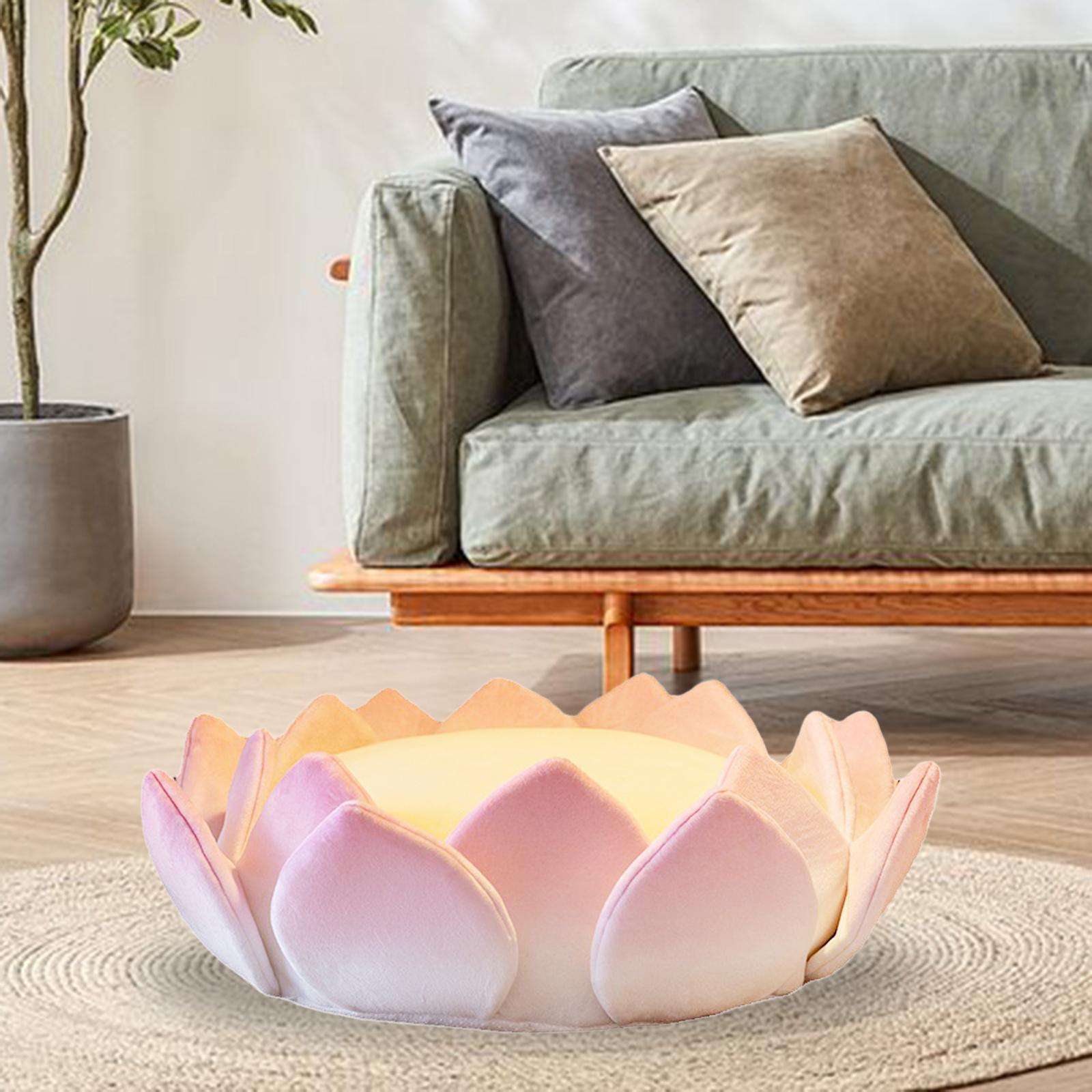 蓮の花の形をしたクッション,取り外し可能なフロア枕,フロアシ - Meditation Cushion Zafu のレビューと価格